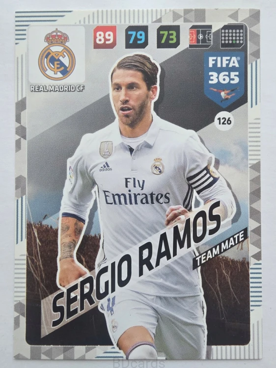 2018 Panini Fifa 365 Sergio Ramos Real Madryt /F