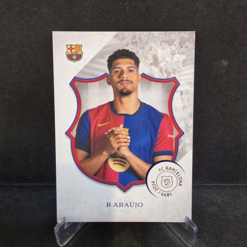 2025 Topps Set Fc Barcelona Araujo /E4