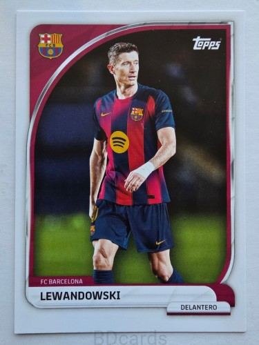 2025-26 Topps Fan Set Robert Lewandowski FC Barcelona /A