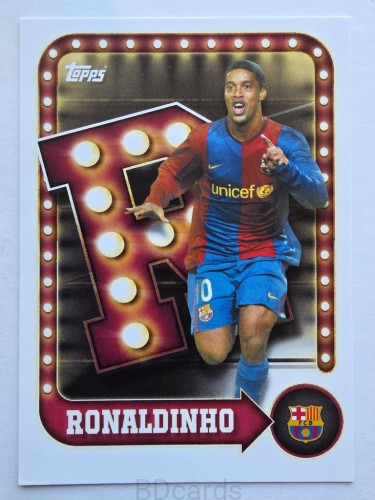 2025-26 Topps Fan Set Ronaldinho FC Barcelona /A