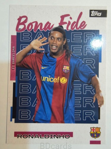 2025-26 Topps Fan Set Ronaldinho Legend FC Barcelona /A