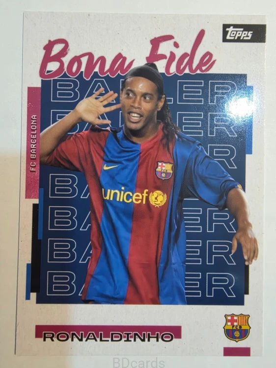 2025-26 Topps Fan Set Ronaldinho Legend FC Barcelona /A