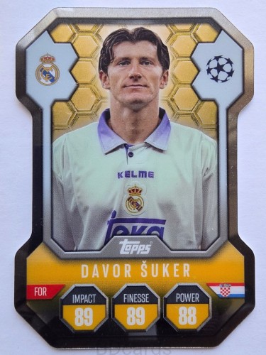 2024-25 Topps Match Attax Davor Suker Real Madryt Pro Elite /A