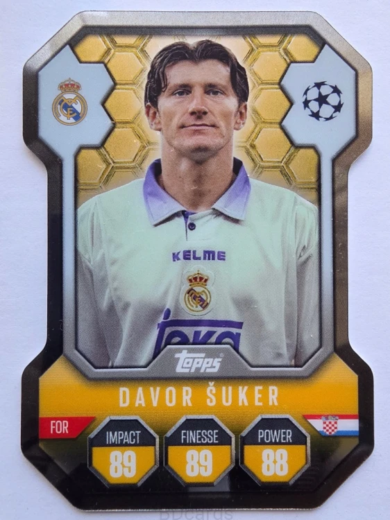 2024-25 Topps Match Attax Davor Suker Real Madryt Pro Elite /A
