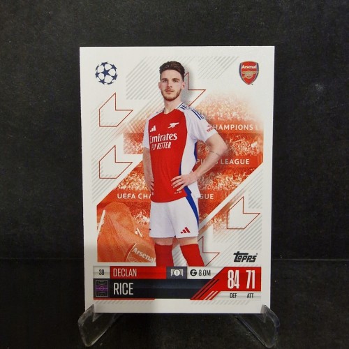 2024-25 Topps Match Attax Declan Rice 38 Arsenal /M18