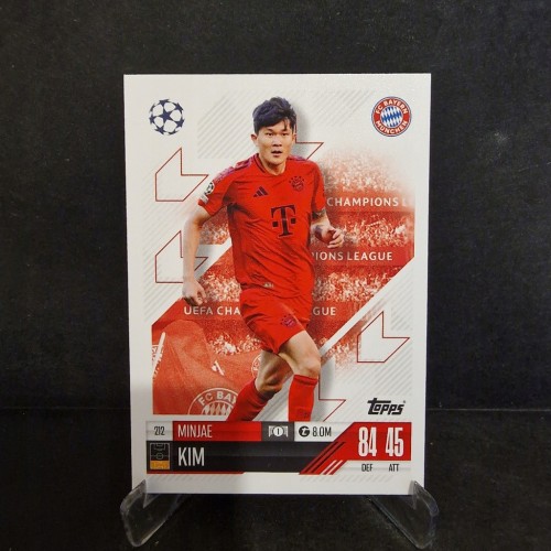 2024-25 Topps Match Attax Minjae Kim 212 Bayern Monachium /M19