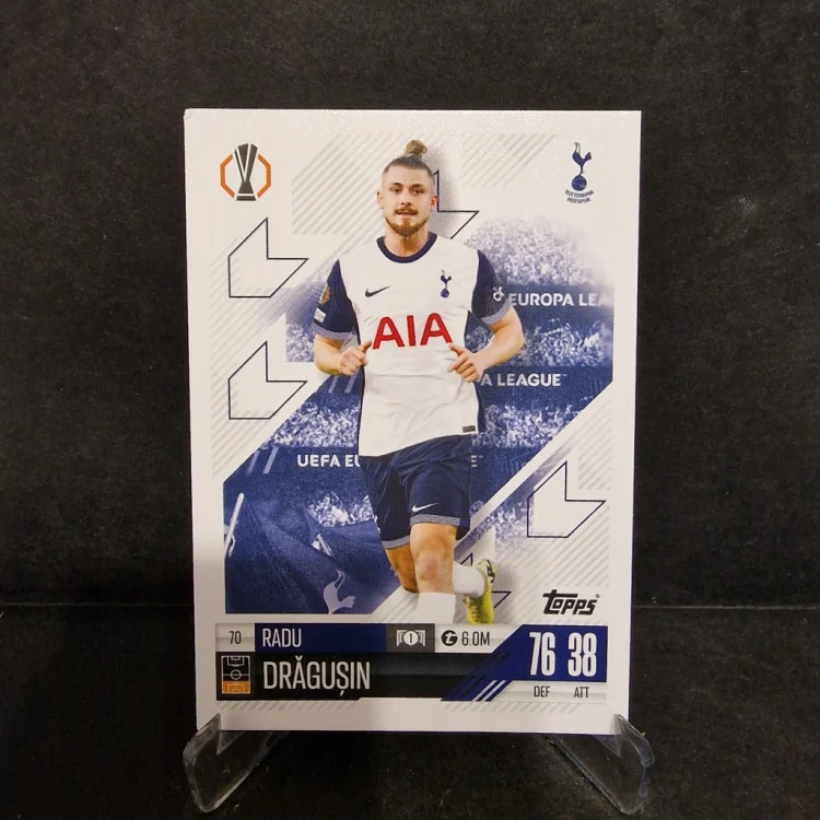 2024-25 Topps Match Attax Radu Dragusin 70 Tottenham /M30