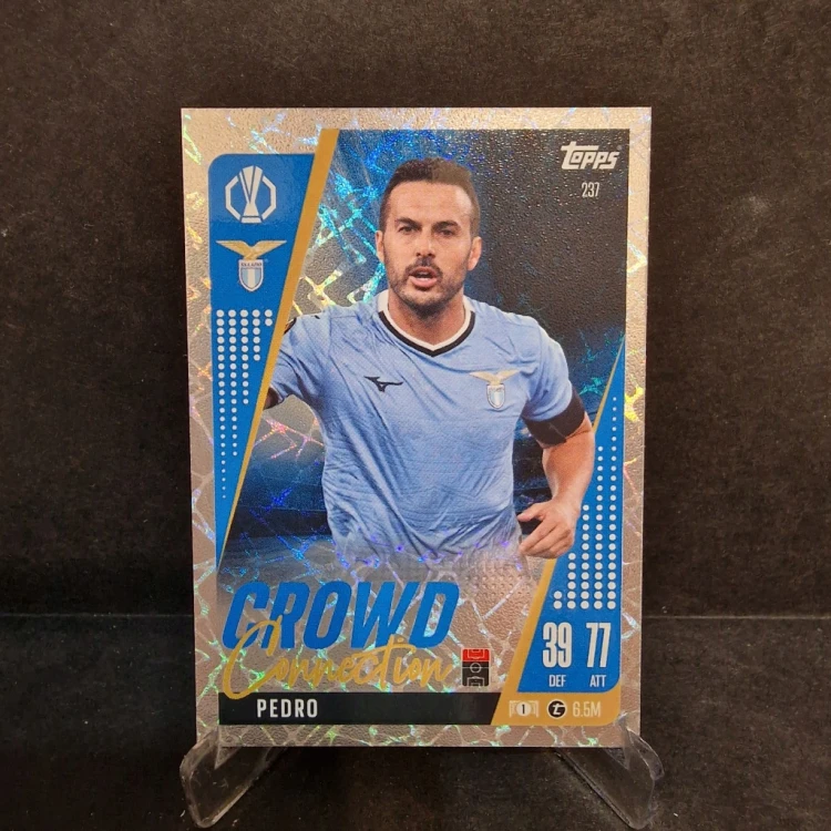 2024-25 Topps Match Attax Extra Pedro Lazio 237 Crowd Connection /N15