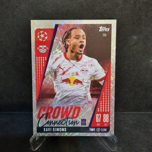 2024-25 Topps Match Attax Extra Simons Rb Lipsk 230 Crowd Connection /N15