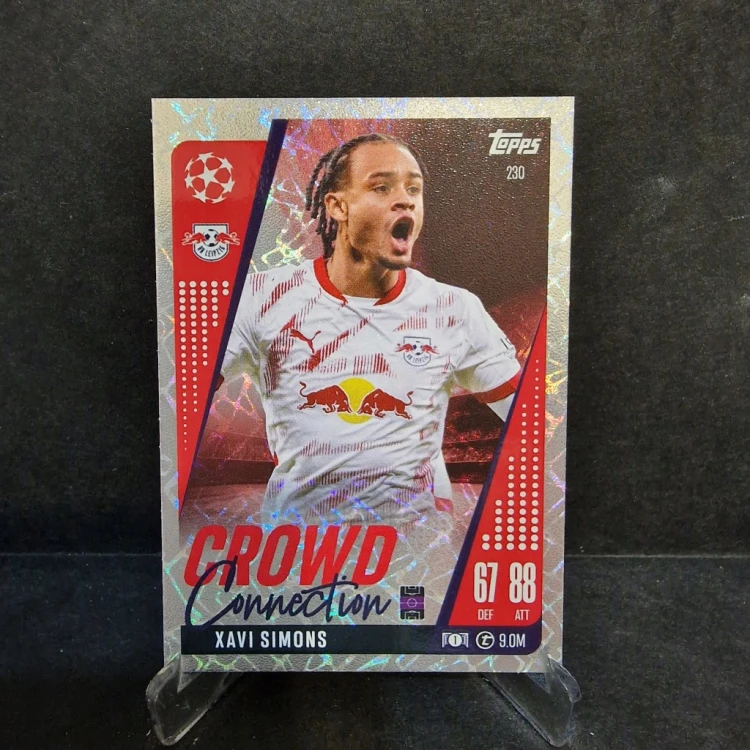 2024-25 Topps Match Attax Extra Simons Rb Lipsk 230 Crowd Connection /N15