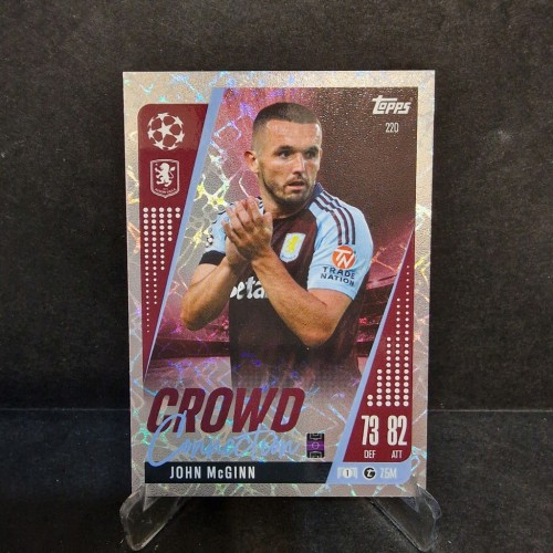 2024-25 Topps Match Attax Extra McGinn Aston Villa Crowd Connection /N15