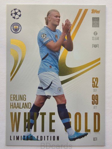 2024-25 Topps Match Attax Extra Haaland Manchester Limited Edition /N17