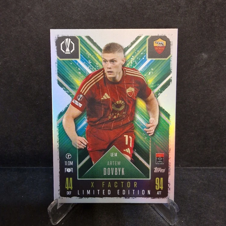 2024-25 Topps Match Attax Extra Dovbyk As Roma Limited Edition /N17