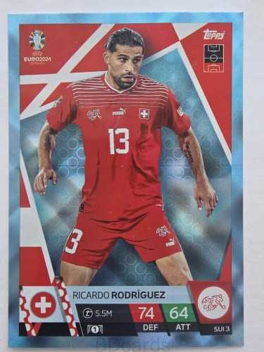 2024 Topps Euro Ricardo Rodriguez Szwajcaria Crystal /NU21