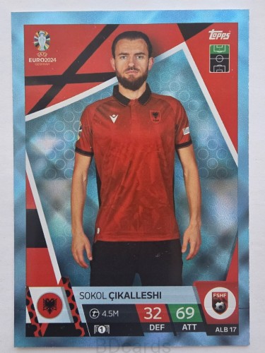 2024 Topps Euro Sokol Cikalleshi Albania Crystal /NU22
