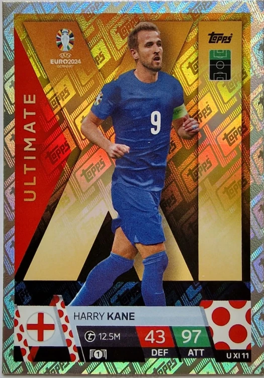 TE4 Kane Anglia Ultimate U XI 11 Topps Euro 2024
