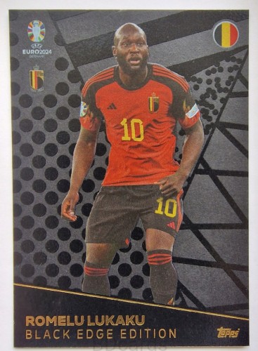 2024 Topps Euro Romelu Lukaku Belgia Blac Edge Edition /NU29