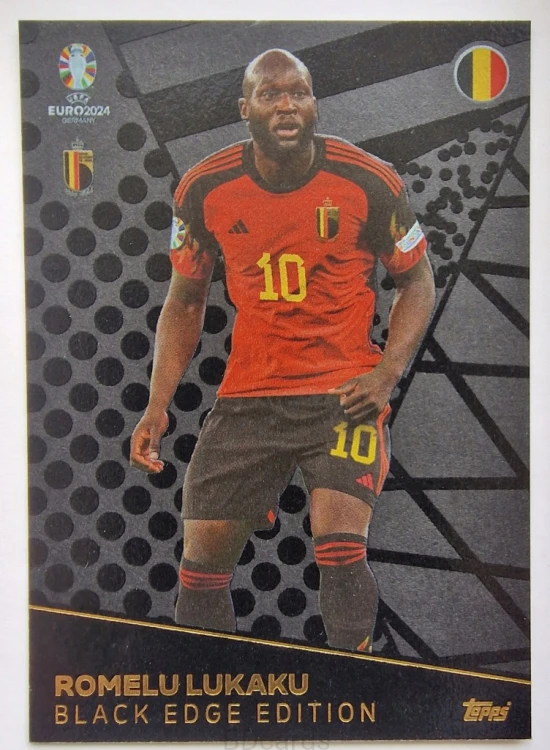 2024 Topps Euro Romelu Lukaku Belgia Blac Edge Edition /NU29