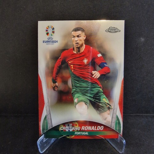 2024 Topps Chrome UEFA Euro Cristiano Ronaldo Portugalia /ST9V