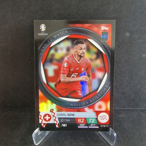 2024 TOPPS Euro Djibril Sow Szwajcaria One to Watch /GZ26