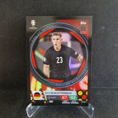 2024 TOPPS Euro Nico Schlotterbeck Niemcy One to Watch /GZ27