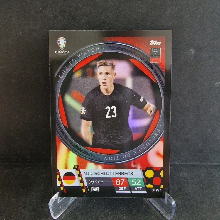 2024 TOPPS Euro Nico Schlotterbeck Niemcy One to Watch /GZ27