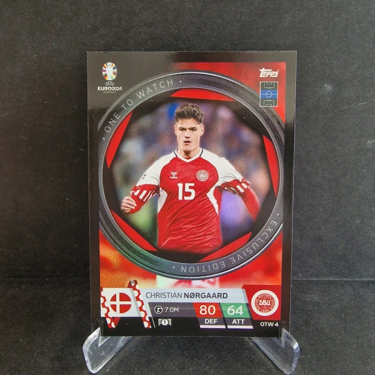 2024 TOPPS Euro Christian Norgaard Dania One to Watch /GZ27