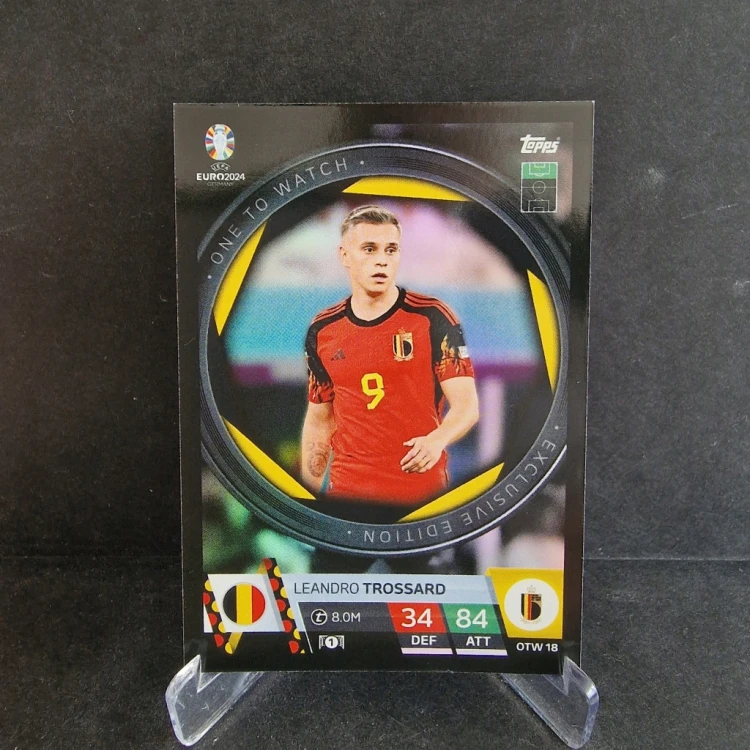 2024 TOPPS Euro Leandro Trossard Belgia One to Watch /GZ27