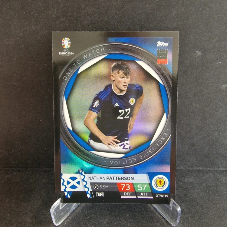 2024 TOPPS Euro Nathan Patterson Szkocja One to Watch /GZ27
