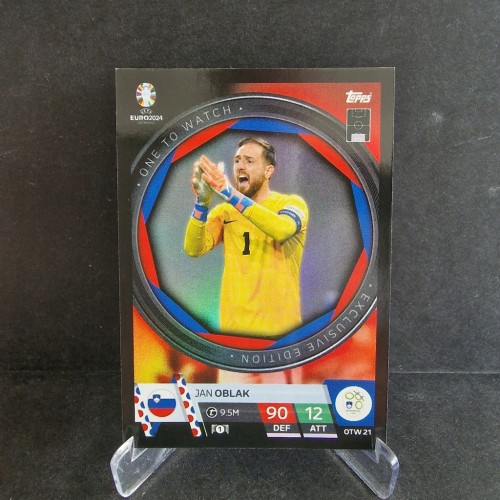 2024 TOPPS Euro Jan Oblak Słowenia One to Watch /GZ27