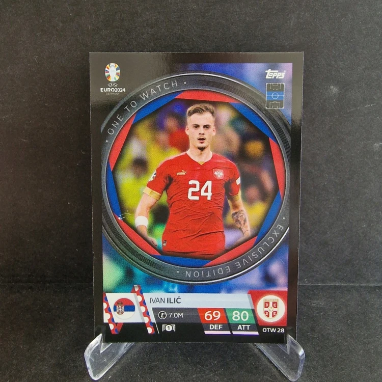 2024 Topps Euro Ivan Ilić Serbia One to Watch /GZ28