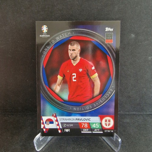 2024 Topps Euro Strahinja Pavlovic Serbia One to Watch /GZ28