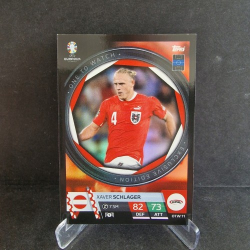 2024 TOPPS Euro Xaver Schlager Austria One to Watch /GZ28
