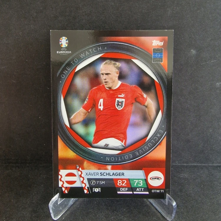 2024 TOPPS Euro Xaver Schlager Austria One to Watch /GZ28