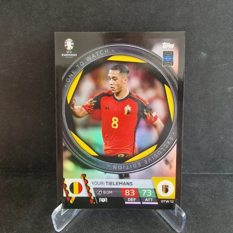 2024 TOPPS Euro Youri Tielemans Belgia One to Watch /GZ28