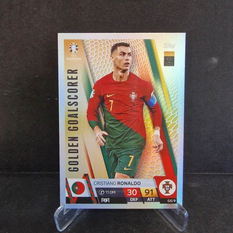 2024 Topps Euro Cristiano Ronaldo Portugalia Golden Goalscorer /K30