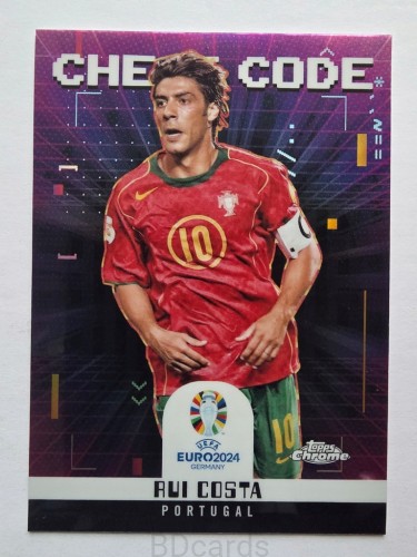 2024 Topps Chrome Euro Cheat Code Rui Costa Portugalia /B