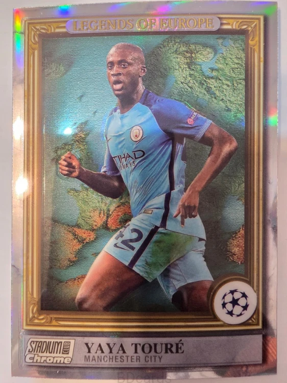 2022-23 Topps Stadium Chrome Yaya Toure Manchester City Legends /A
