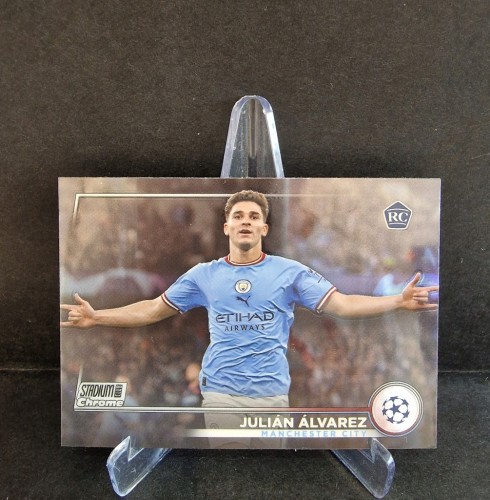 2022-23 Topps Chrome Stadium Alvarez Manchester City /AU4