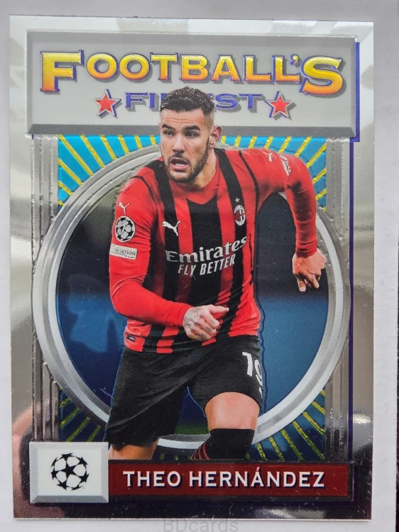 2022-23 Topps Finest Flashback Theo Hernandez AC Milan /FR17