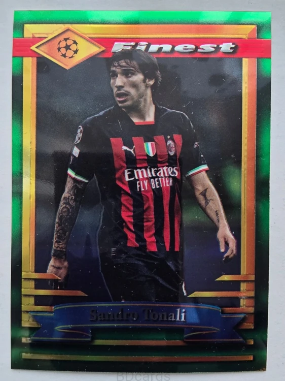 2022-23 Topps Finest Flashback Sandro Tonali AC Milan /FR18
