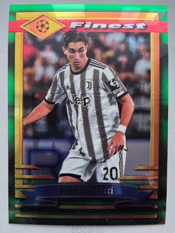 2022-23 Topps Finest Flashback Fabio Miretti Juventus /FR18