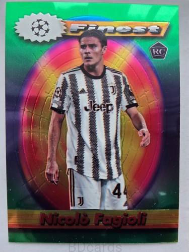 2022-23 Topps Finest Flashback Nicolo Fagioli Juventus /FR19
