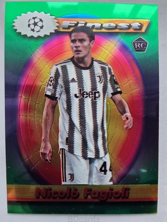 2022-23 Topps Finest Flashback Nicolo Fagioli Juventus /FR19