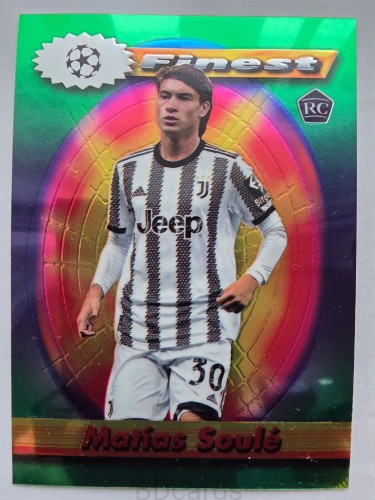 2022-23 Topps Finest Flashback Matias Soule Juventus /FR19