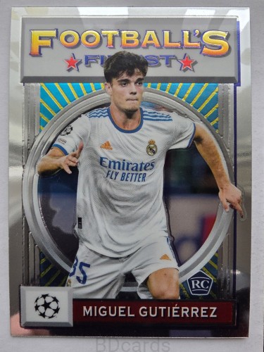 2022-23 Topps Finest Flashback Miguel Gutierrez Real Madryt /FR19