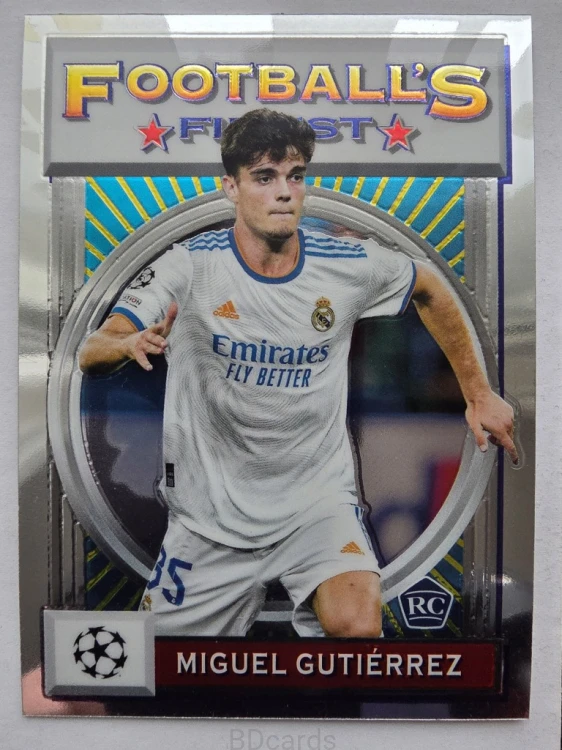 2022-23 Topps Finest Flashback Miguel Gutierrez Real Madryt /FR19