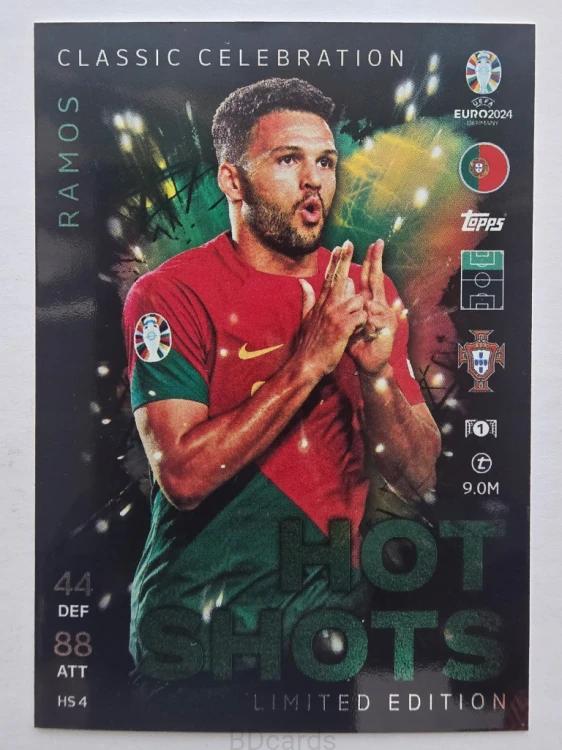 2024 Topps Euro Sergio Ramos Portugalia Limited Edition /F