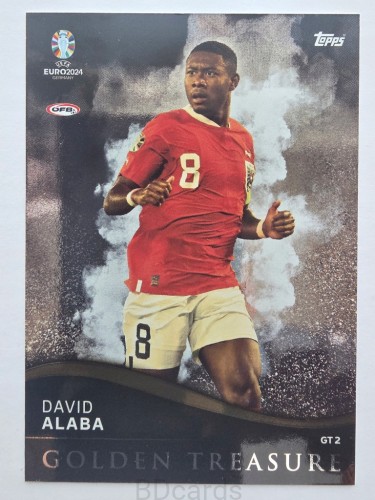 2024 Topps Euro David Alaba Austria Golden Treasure /F
