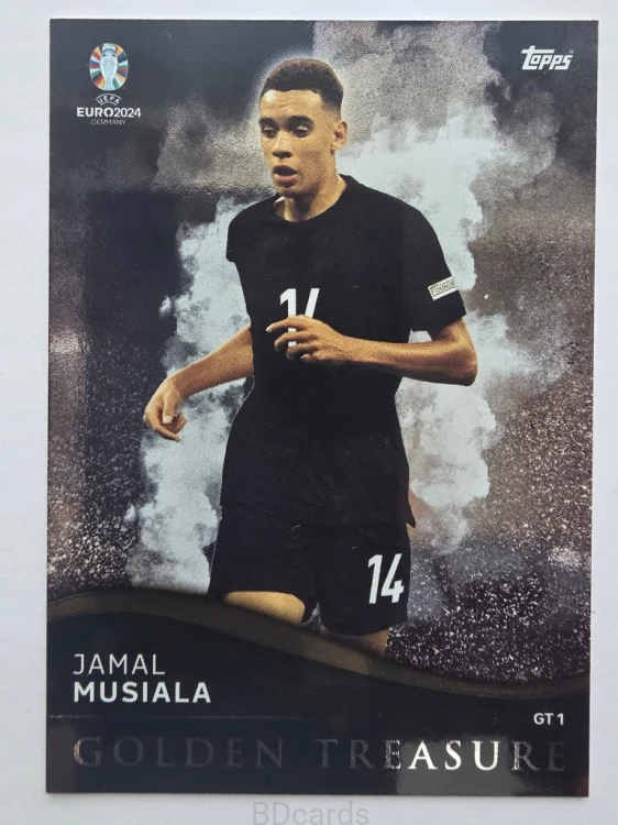 2024 Topps Euro Jamal Musiala Niemcy Golden Treasure /F